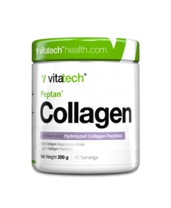 Vitatech Collagen Powder 240g - Unflavoured Hydrolyzed Collagen Peptides
