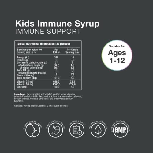 Kids Immune Syrup Blueberry (3) Kids Immune Syrup