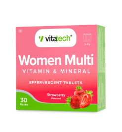 Women Multi Effervescent - Strawberry, 3 Pack - 30 Effervescents