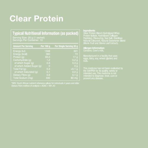 Clear Protein
