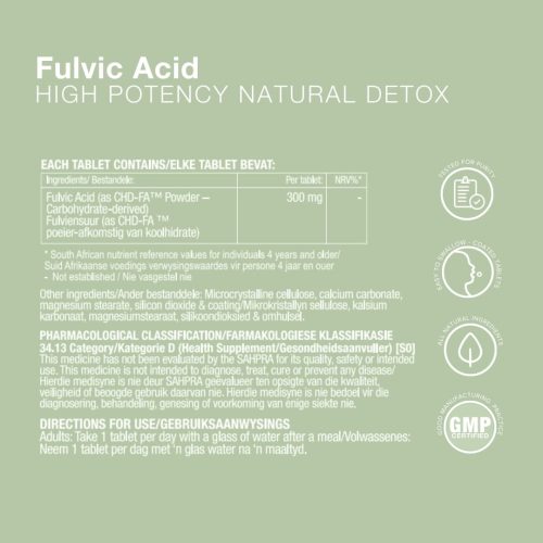 Fulvic Acid 30 Capsules (3) Fulvic Acid Tablets
