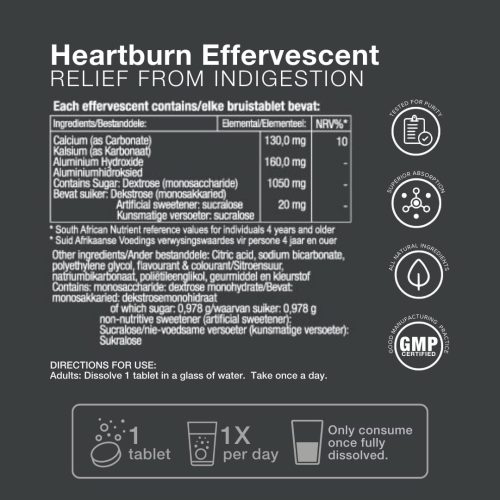 Heartburn Effervescent 10s (3) Heartburn Relief Effervescent