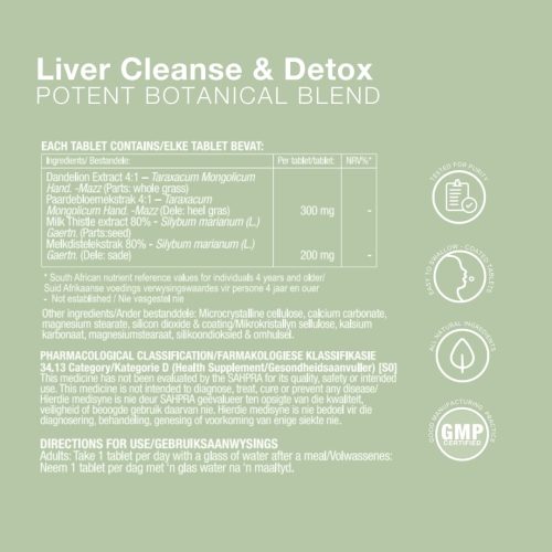 Liver Cleanse & Detox Tablets