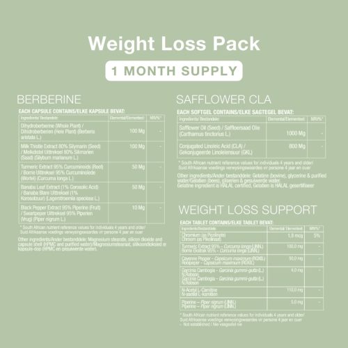 Weight Loss Pack 3 Pack (3) Weight Loss Pack