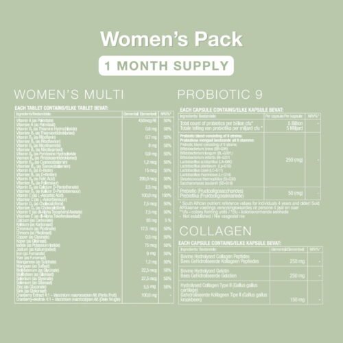 Vitatech Women's Pack